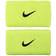 Nike Swoosh Doublewide Wristband 2-pack - Green/Black