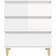 vidaXL 823042 Glossy White Byrå 60x70cm