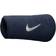 Nike Swoosh Doublewide Wristband 2-pack - Obsidian/White