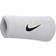 Nike Swoosh Doublewide Wristband 2-pack - White/Black