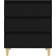 vidaXL 823041 Black Byrå 60x70cm