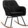 vidaXL Fabric Black Gungstol 79cm