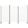 vidaXL 3 Panels White Rumdeler 260x180cm 3stk