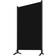 vidaXL 3 Panels Black Rumdeler 260x180cm 3stk