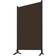 vidaXL 3 Panels Brown Room Divider 260x180cm 3pcs