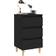 vidaXL Solid Wood Black Nachttisch 35x40cm