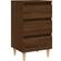 vidaXL Solid Wood Brown Oak Sängbord 35x40cm