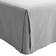 Borganäs Half Panama Valance Sheet Grey (200x140cm)