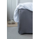 Borganäs Half Panama Valance Sheet Grey (200x140cm)