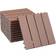tectake Outdoor Tiles Wood Effect Floor Click System 11 Piece Set