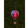 LED Solar Luftballon Med Flammeeffekt Lyskæde