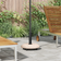 vidaXL Wheeled Parasol Base 37 42 52 58mm Poles Yellow