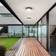 Fabas Luce LED Utomhustaklampa Owen 23 cm IP65 Takplafond