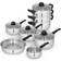 Swan Townhouse 8 Piece Stainless Steel Cookware Set