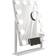Homcom Hollywood Sminkspegel 12 LED Belysning 37 x 46 cm Vitram Bordsspegel