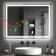 Homcom 600 x 800 mm Bathroom Mirror with Bluetooth Lights Demister Pad