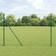 vidaXL Fencing Set Set of 2 Green Powder-Coated Steel 25 x 1.5 m