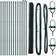 vidaXL Fencing Set Set of 2 Green Powder-Coated Steel 25 x 1.5 m