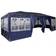 vidaXL Party Tent with 12 Sidewalls Blue 8x4 m