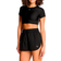 Puma Women's High Waist Swim Shorts - Black
