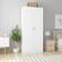 vidaXL Engineered Wood White Garderob 90x200cm