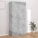vidaXL Engineered Wood Concrete Grey Wardrobe 90x200cm