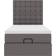 vidaXL Ottoman Gray Sängram 90x203cm