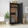 vidaXL Engineered Wood Black Wardrobe 90x200cm
