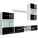 vidaXL 242573 Black/White TV Bench 240x195cm 4pcs