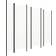 vidaXL 320727 White Rumsavdelare 300x180cm