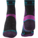 Bridgedale Women's Lightweight T2 Merino Sport 3/4 Crew Socks - Charcoal/Purple