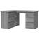 vidaXL Corner Sonoma Grey Writing Desk 100x145cm