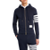 Thom Browne Classic Loopback 4 Bar Full Zip Hoodie Men - Navy