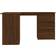 vidaXL Corner Oak Brown Writing Desk 100x145cm
