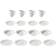 aida Groovy White Spisestel 16stk