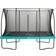 Salta Rectangular Trampoline 366 x 244 cm + Safety Net Comfort Green
