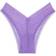 PINK Wink V-Front Brazilian Panty - Wysteria Purple