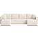 BESTMOBILIER Topaze Beige Sofa 320cm