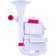 NuVo Plastic Wind Instrument BbC Key JHorn White Pink
