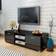 vidaXL 243042 High Gloss Black TV-bänk 120x35cm