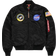 Alpha Industries MA 1 VF NASA Vintage Fit Bomber Jacket - Black