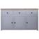 vidaXL Panama Range Grey Sideboard 135x80cm