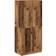 vidaXL Engineered Wood Old Wood Wardrobe 90x200cm