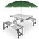 Deuba Table de pique-nique portable Aluminium