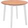 vidaXL MDF White/Natural Spisebord 90cm