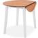 vidaXL MDF White/Natural Spisebord 90cm