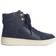 White Stuff Leather Suede Hi Top W - Blue