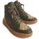 White Stuff Leather Suede Hi Top W - Khaki Green