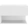 vidaXL 810953 White Sängbord 29.5x46cm