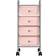 vidaXL 320400 Pink Trolley Table 32x36.5cm
